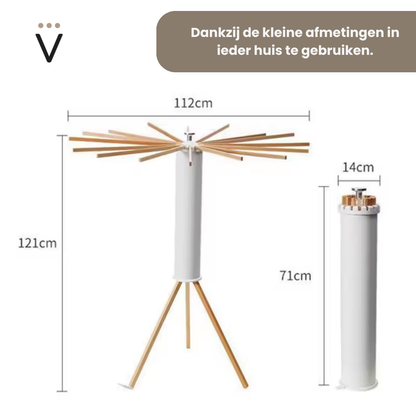 InKlappie™ - Nooit meer ruimtegebrek met dit compacte droogrek
