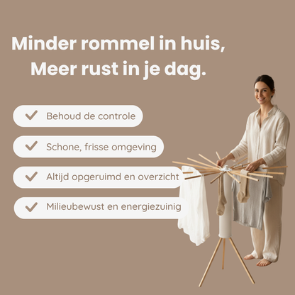 InKlappie™ - Nooit meer ruimtegebrek met dit compacte droogrek